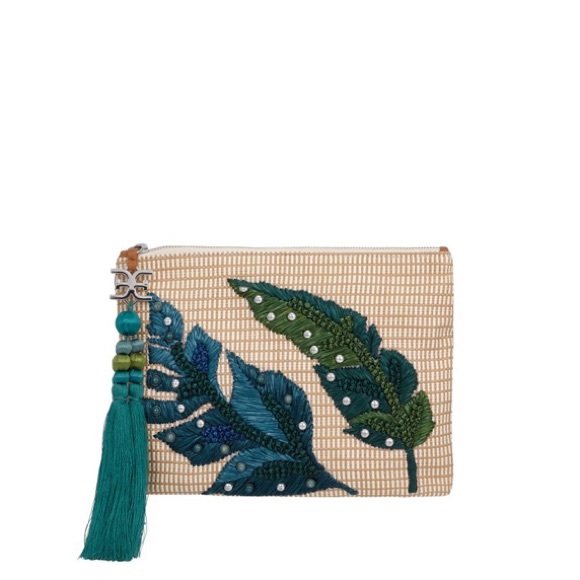 NWT Sam Edelman Sheila Embellished Pouch - Picture 2 of 6